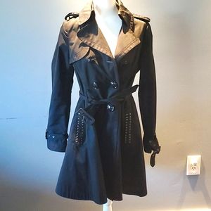 Miss Sixty black trench coat